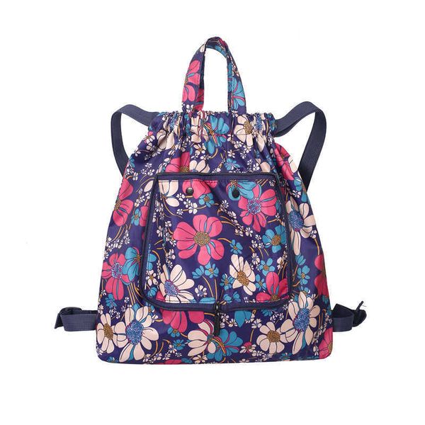 

hbp drawstring backpack women's simple drawstring bag waterproof folding storage bags sports fitness baga bundle pocket travel backpack
