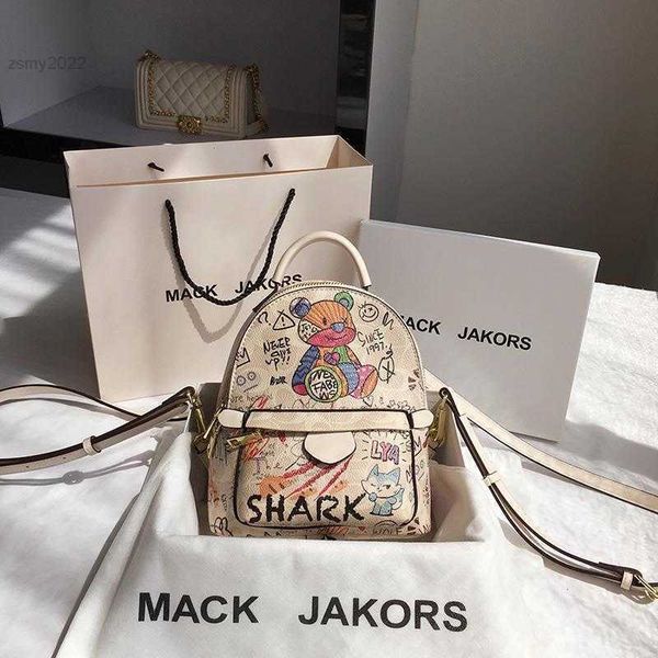 

ladies fashion backpack mini backpack women pu leather shoulder bag cute cartoon multi-function small bagpack female