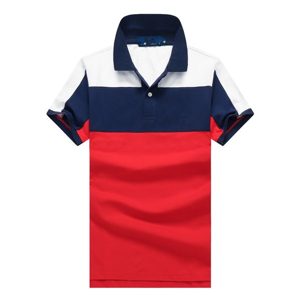 

poloo ralph disenador polos hombres solapa bordado manga corta verano 2023 nueva gama alta moda casual 100% algodon s-2xl, White;black