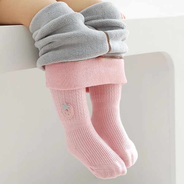

leggings tights toddler girl winter cotton pantyhose child thermal thick velvet warm kid pants born infant strawberry baby accessories 22100, Blue