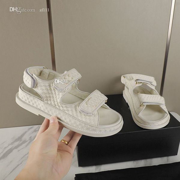 

fashion designer cc beach shoes luxury outdoor sandals channel slides women platform slippers hb dfgvdsd