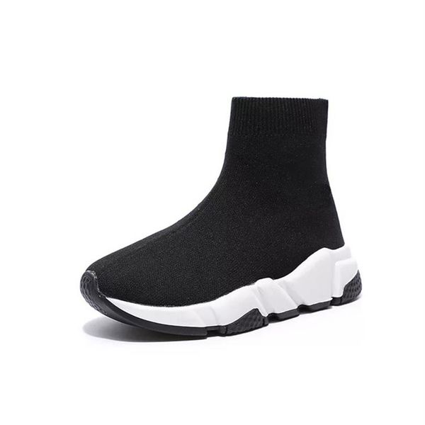 

trendy sneakers for children quality shoes toddlers fashion chaussures pour enfants socks like trainers294l, Black;red