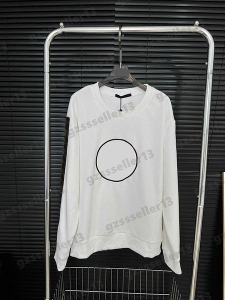 

womens hoodie jumper luxury classic letter logo embroidery sweatshirts splicing loose webbing crew neck sweatshirt designer women clothing 0, Black
