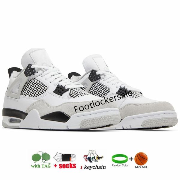 

4 basketball shoes for men women jumpman 4s military black cats seafoam university blue noir red cement sail thunder midnight navy iv sport