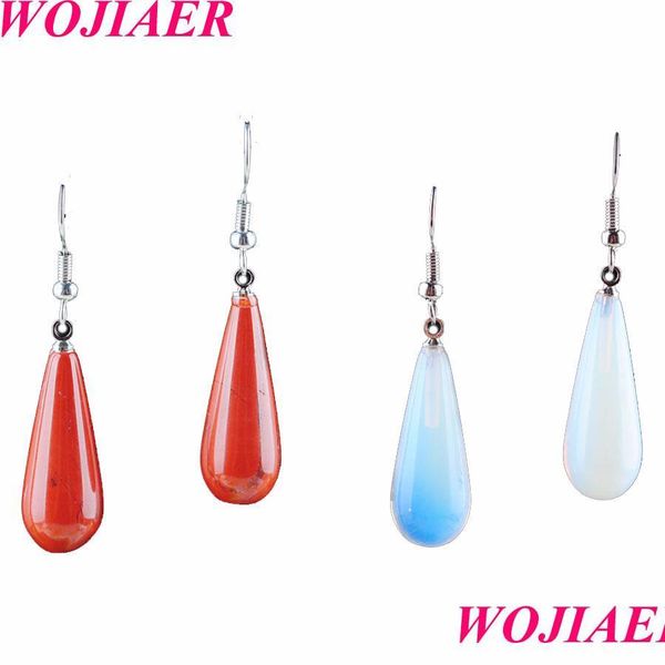 

dangle chandelier tears beads dangle earrings natural opalite lapis white crystal jasper gem stone for women jewelry br3 ffshop2001 dhwix, Silver