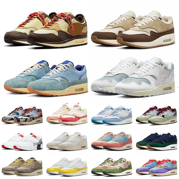 

travis scotts x max 1 running shoes for men trainers dirty denim 1s crepe hemp airsmax ironstone noise aqua tour yellow women sneakers conce