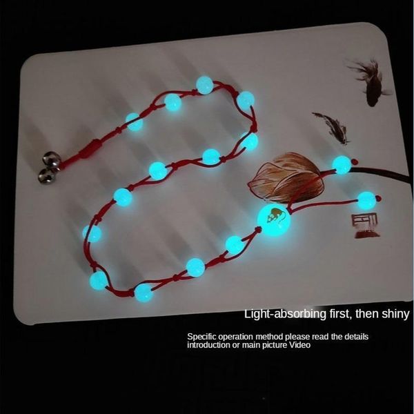 

charm bracelets charm bracelets fashion luminous stone red string 12 zodiac retro wind bell anklet womens bracelet jewelry accessorie dh8sl, Golden;silver