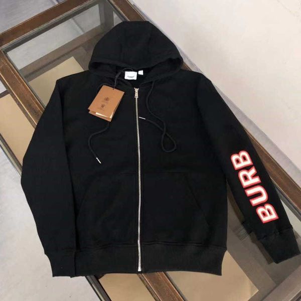 

bb designer hoodie mens sweatpants mother printed hooded jacket pants two piece women zip cardigan coat man tracksuits, Black