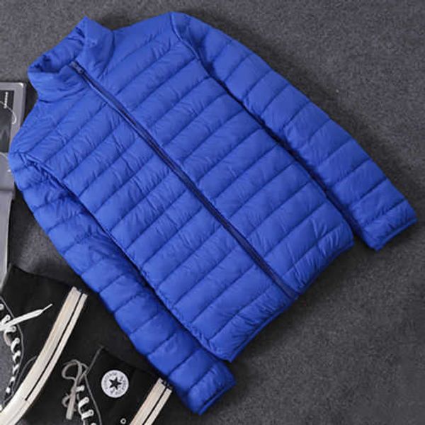 

men's down parkas 2022 winter autumn ultra light jacket mens white duck men thin feather male casual coat r84 g220930, Black