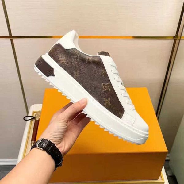 

sneakers men shoes casual shoe leather woman time out size 35-42 model hy3 03