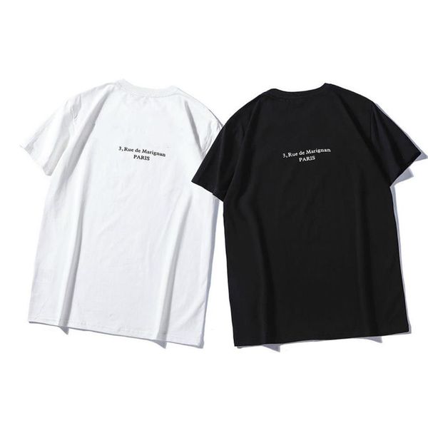

2021 fashion casual man womens loose tees with letters print short sleeves summer designer sell luxury men t shirt size s221j, White;black