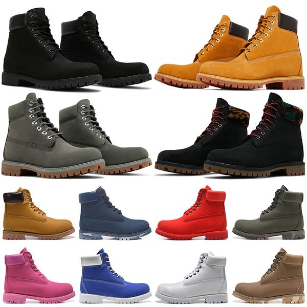 

timberland boots mens womens shoes timberlands martin booties luxury ankle boot cowboy yellow wheat black red white timber land men women ou