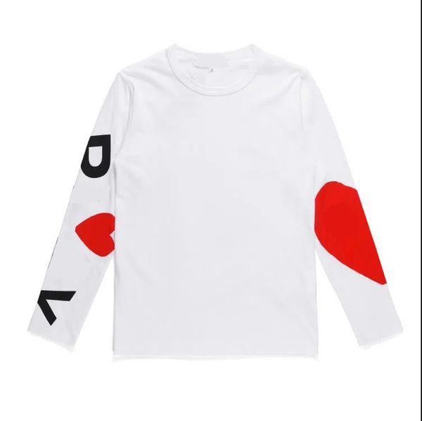 

men's hoodies play sweatshirts quality cotton jumpers mens clothing letter embroidery long sleeve pullover man women red heart badge ca, Black