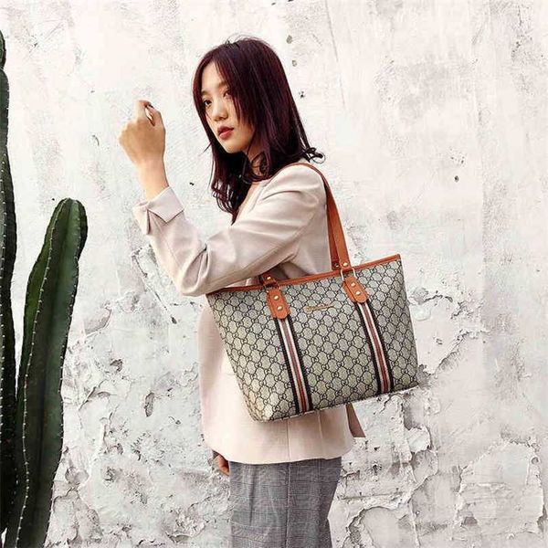 

70% off 2023 designer bag luxury women's tote korean big spicy mom shopping single messenger