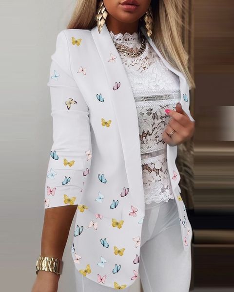 

work dresses european and american foreign trade ol temperament professional slim coat 221006, White;black
