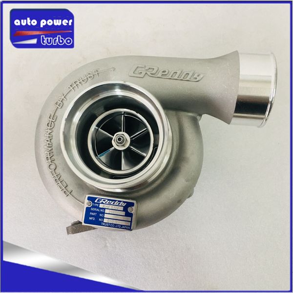 

modified rhf55v turbocharger 8980277725 with greddy compressor housing 6 billet blades wheels chra and 201 turbine housing