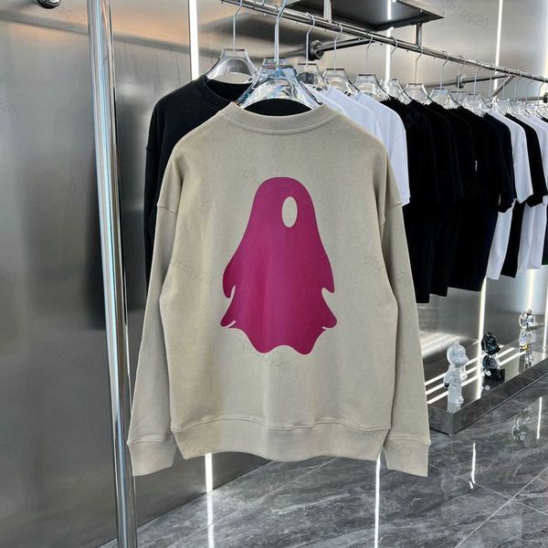 

bale sweatshirt designer sweater mens autumn winter chest letter crew neck pullover back little monster print nan and womens long sleeve shi, Black