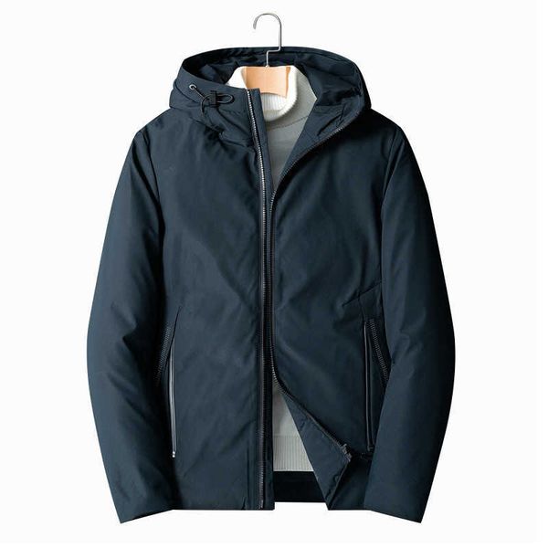 

men's down parkas 2020 winter jacket brand new casual warm thick coat male autumn outwear windproof hat g220930, Black