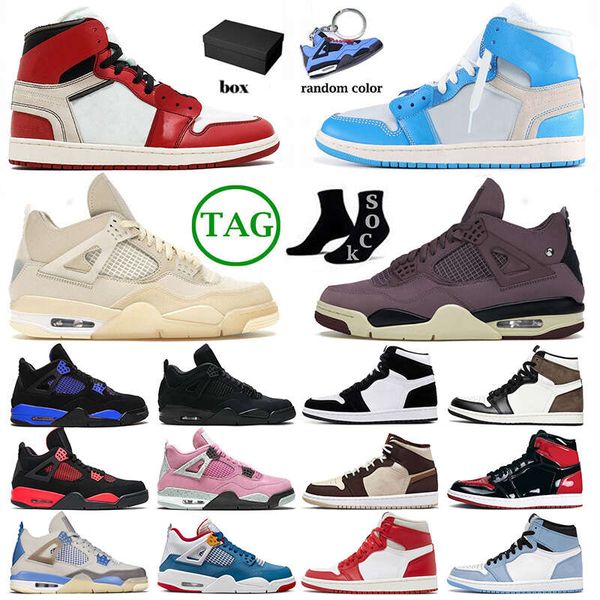 

jumpman 1 4 men women basketball shoes j4 offs white 1 4 black cat university blue cream dark chocolate pink mid dutch green