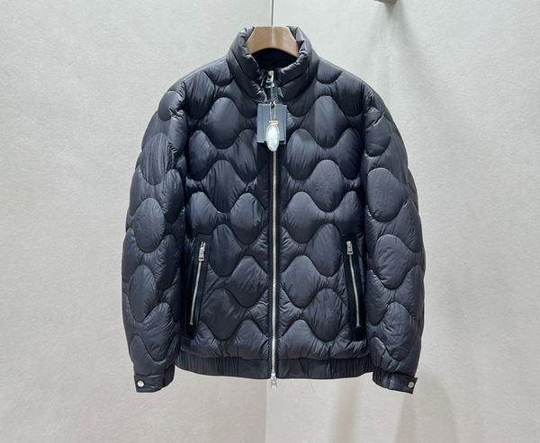 

2022 new men's down jacket men's designer luxury stand collar down jacket chinese down jacket, Black