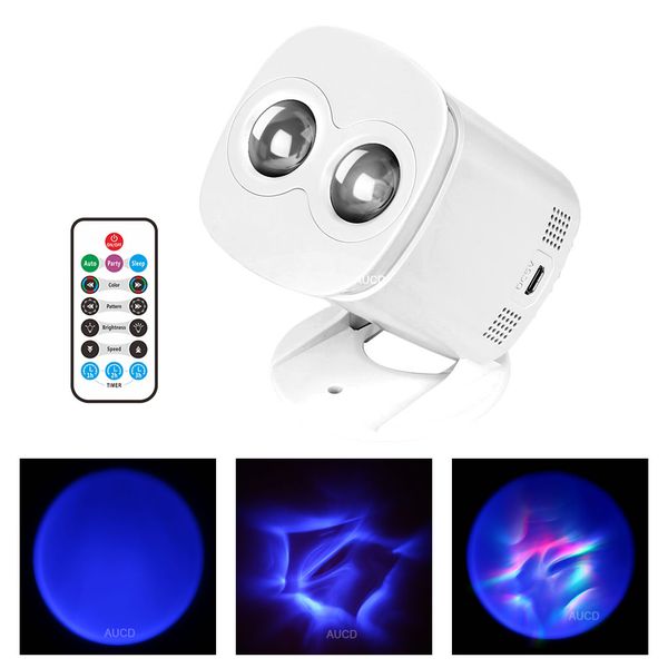 

usb rgb led projector music cloud galaxy aurora lamp sky magic lights home room car party led effect lightings kid gift nights lighting fa20