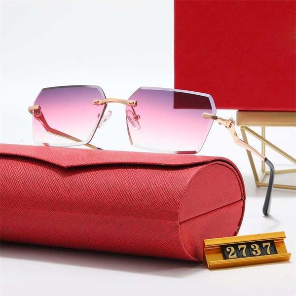 

frameless men sunglasses leopard metal women half frame rectangle prescription glasses anti-blu-ray discoloration metal clear optical lenses, Black