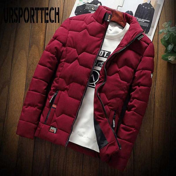 

men's down parkas new fashion man jacket big size thick men coat snow male warm brand clothing winter outerwear g220930, Black