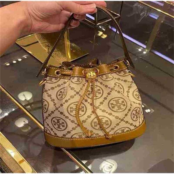 

tb women's bag agent old flower bucket drawstring burchs22 diagonal straddle shoulder handbag ie5g