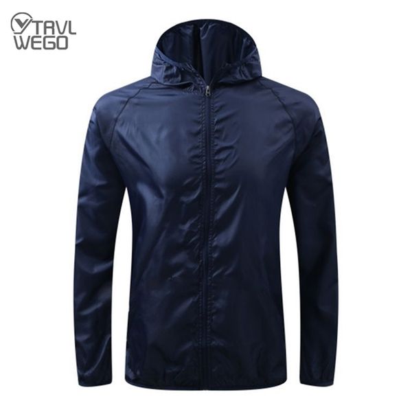 

men's jackets trvlwego running camping hiking sport rain coat anti-uv ultralight waterproof jacket bike bicycle windbreaker outdoor wom, Black;brown