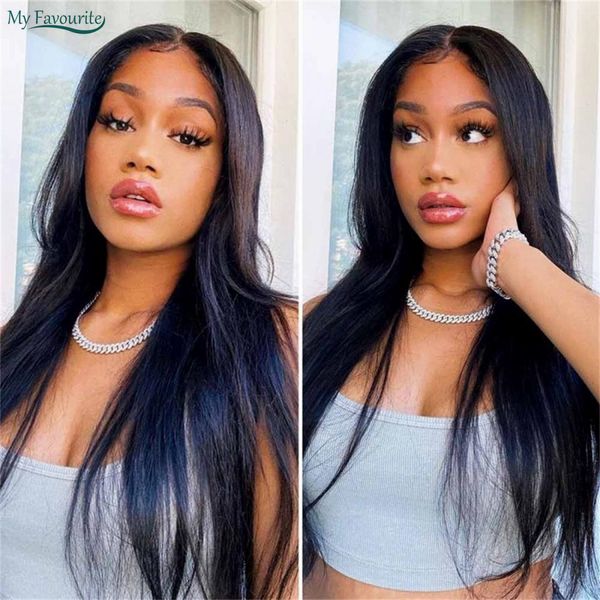 

straight 13x4 lace frontal human hair wigs for women straight hd lace wig brazilian pre plucked 13x6 transparent lace front wigfactory direc, Black