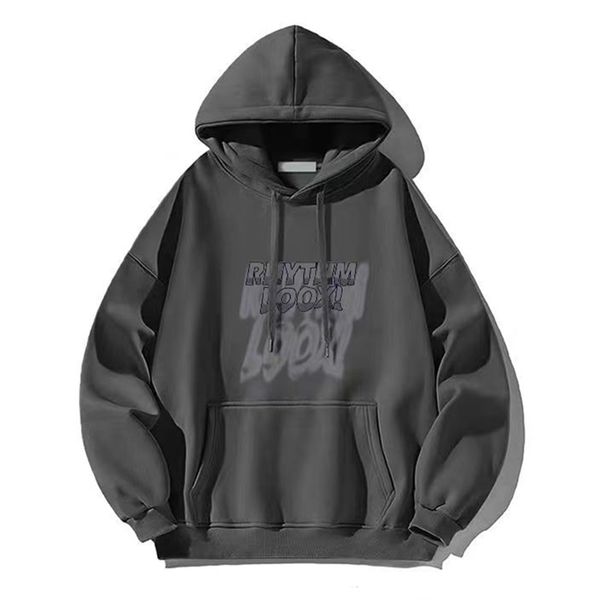 

mens hoodies sweatshirts autumn men women letters print long sleeves pullover hooded streetwear fashion oversized hoodie sportswear 221007, Black