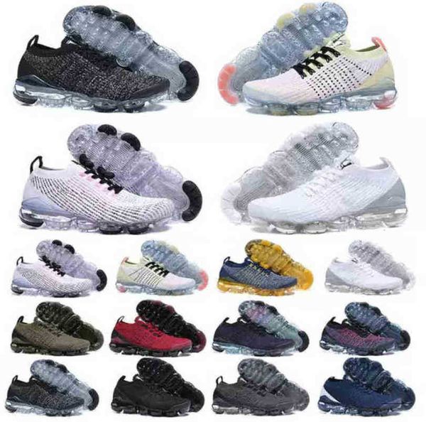

classic fashion one 2.0 running shoes triple black designer men women sneakers fly white knit cushion trainers zapatos eur 36-45 oj48 541s n