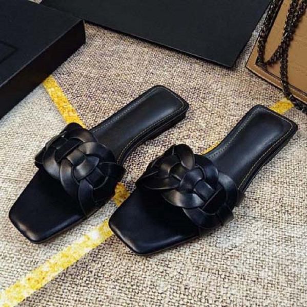 

luxury slipper designer sandal italy brand slides women slippers flat bottom flip flop sneakers boots casual shoe by hoe99 041, Black