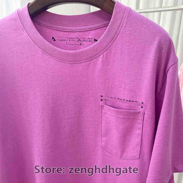 

woman with short sleeves ch fashion men's t shirt designer classic summer brand neck sleeve sanskrit letter pullover t-shirt horseshoe, White