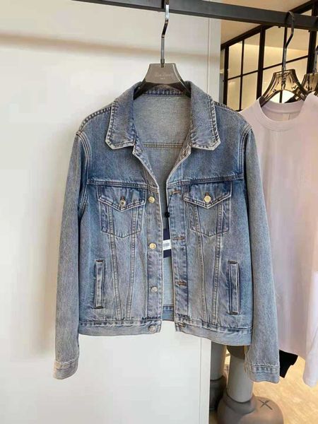 

2021 spring and autumn mens women denim jacket quality jackets for men zdll0404., Black;brown