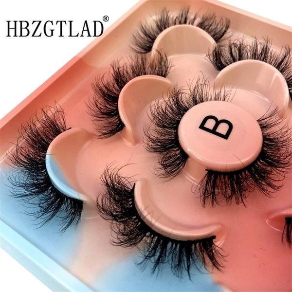 

false eyelashes 5 pairs 3d mink lashes natural dramatic volume fake eyelash extension faux cils wholesale makeup tool 221006