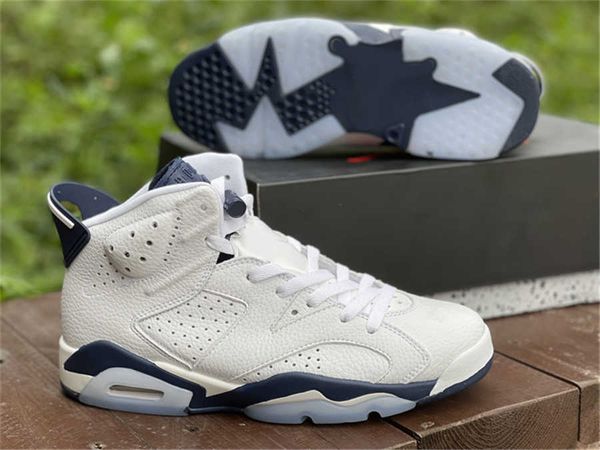

shoes 6 6s midnight navy white ct8529-141 vi sports sneakers
