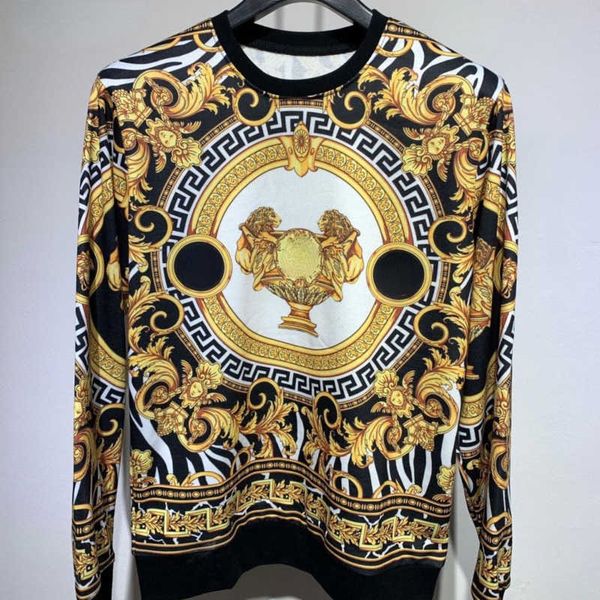 

medusa sweater mens sweatshirt designer hoodie court printed long sleeve tshirt men women hip hop loose oversize pullover coat 336, Black