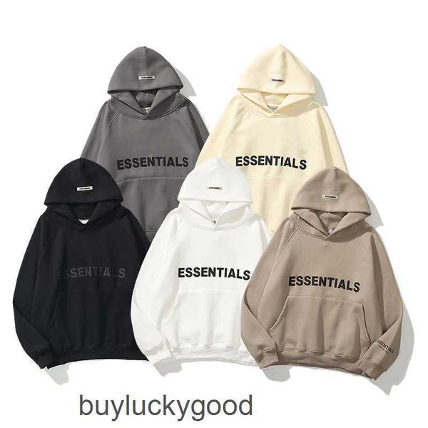 

designer mens hoodie fog sweatshirt women hoodies pullover casual hooded sweater double line fashion new chest pressure rubber hooded, Black