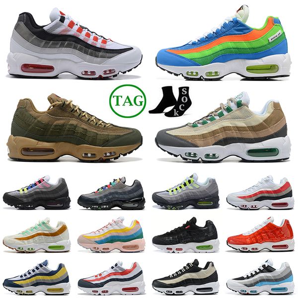 

95 95s running shoes smoke grey triple black white og neon running club p blue off noir limestone light charcoal vintage tv men women traine