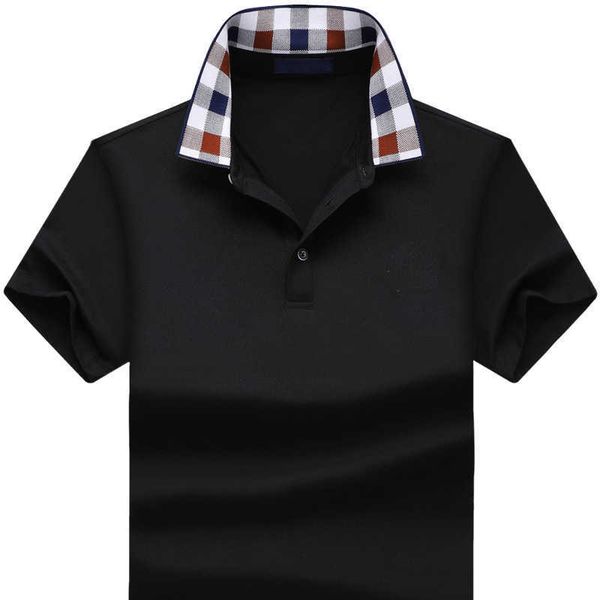 

men's polos quanlity 5a polos t shirts for men mens basic business designing clothes tech fleece shirt fashion in franch mens t-shirts, White;black