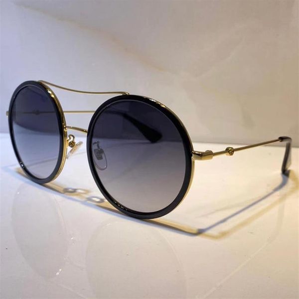 

sunglasses for men and women summer style 0061s anti-ultraviolet retro round plate full frame fashion eyeglasses come with package224k, White;black