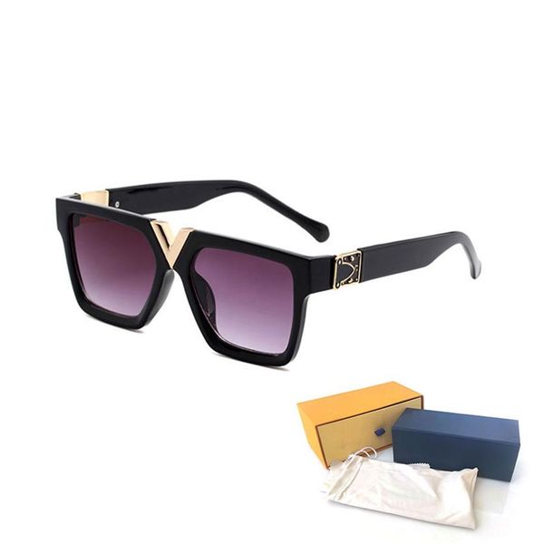 

womans sunglasses luxury fashion mens sun glasses uv protection men designer eyeglass gradient metal hinge eye women 203n, White;black