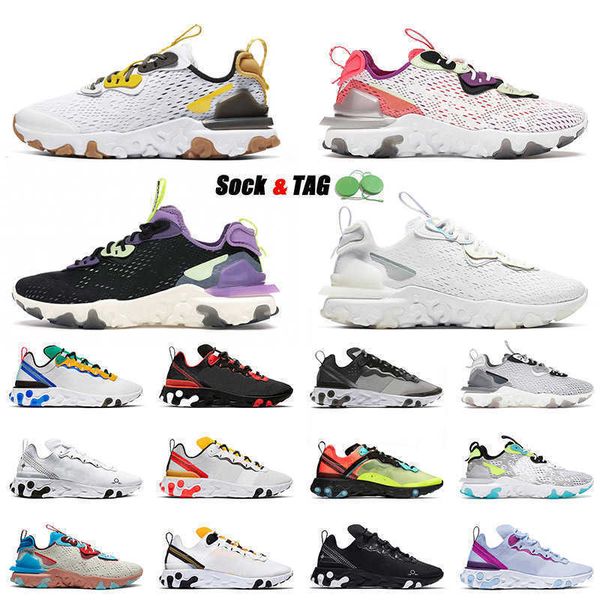 

2021 fashion running shoes epic react mens womens honeycomb vast grey orange volt worldwide pack element undercover trainersjordon nk, Black