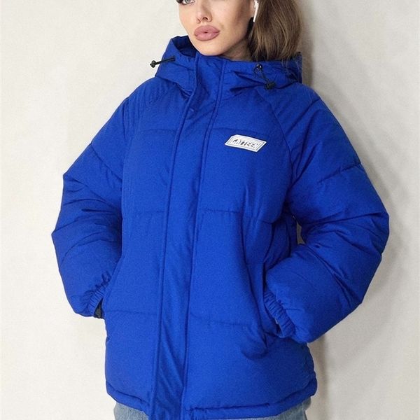 

womens wool blends winter women jacket parkas coat casual solid thick warm padded hooded coat female winter outwear cold jacket parkas 22100, Black