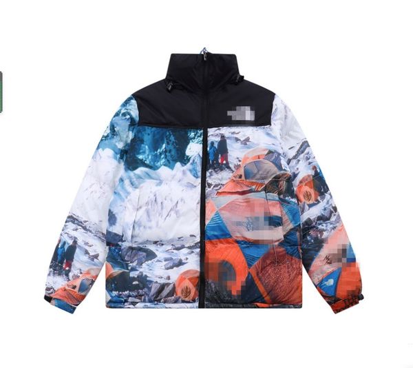 

winter mens down jackets womens puffer jacket snow outdoor parka nf coats cloting letter appliques designer coat warm windproof outwear353, Black