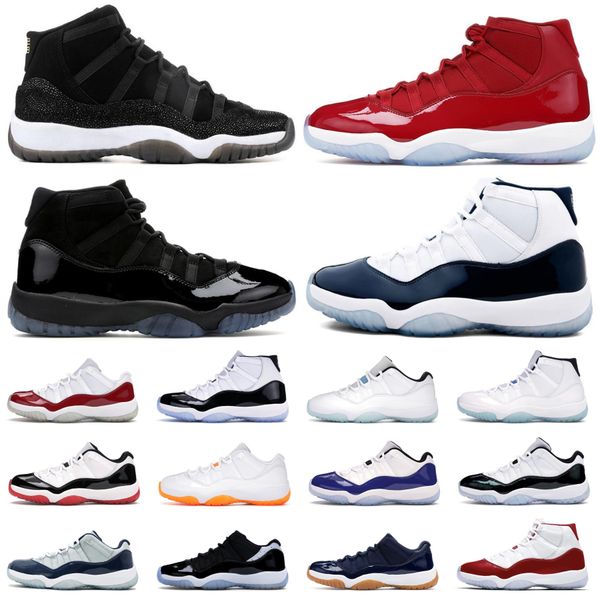 

basketball shoe 11 outdoor shoes men womens sneakers mens 11s cherry cool grey concord gamma blue space jam sports trainers