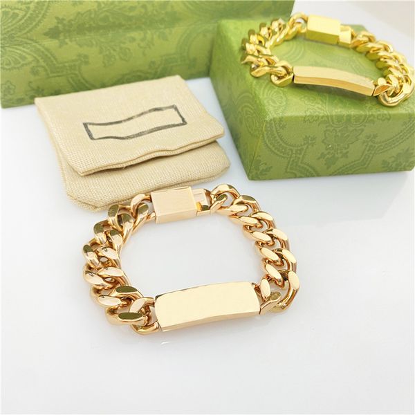 

double g designer bracelet personality fashion link chain classic men & women handchain luxury brand jewelry wedding party accessories gala, Black