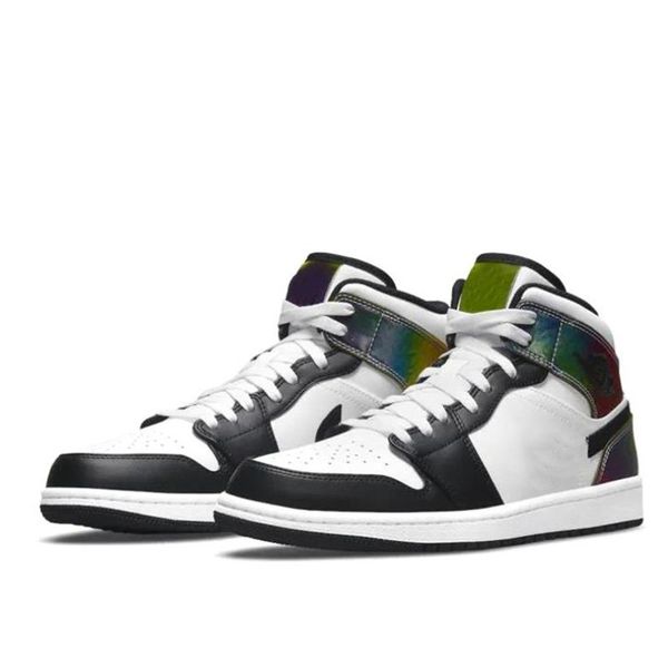 

mid 1 basketball shoes white black magic color 1s for mens womens bred stage haze hyper royal mint college grey vintage sports sneakers trai