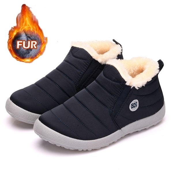 

boots men snow caual shoe military winter for male shoe waterproof fahion footwear work 221007, Black